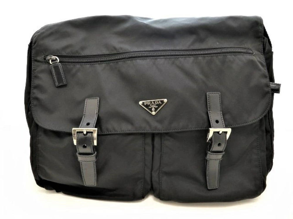 Prada Tessuto Hobo Bag Black